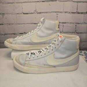 NIKE GREY WHITE TRAILBLAZER MID 77 PREMIUM SNEAKERS SIZE 10 VINTAGE